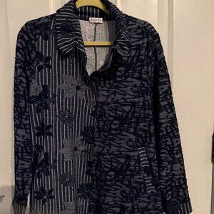 Navy/White/Gray Jacket